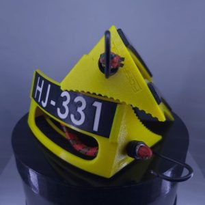 Wheel Chocks 13 cm para Avión – 2 sets - Amarillo