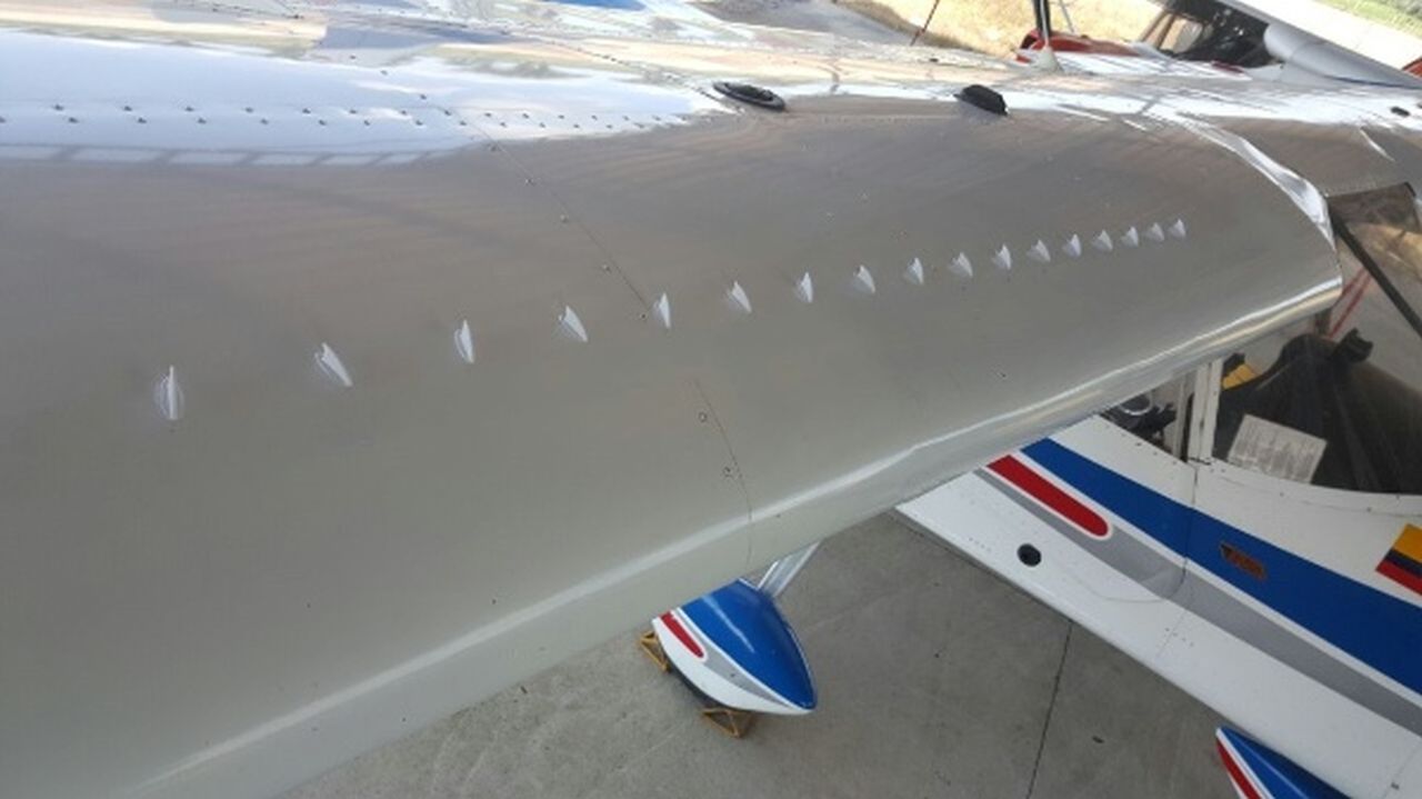 Generadores de Vórtice para Avión Ultraliviano