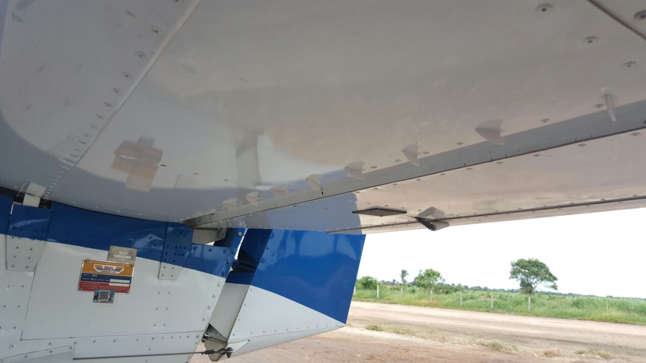 Generadores de Vórtice para Avión Ultraliviano