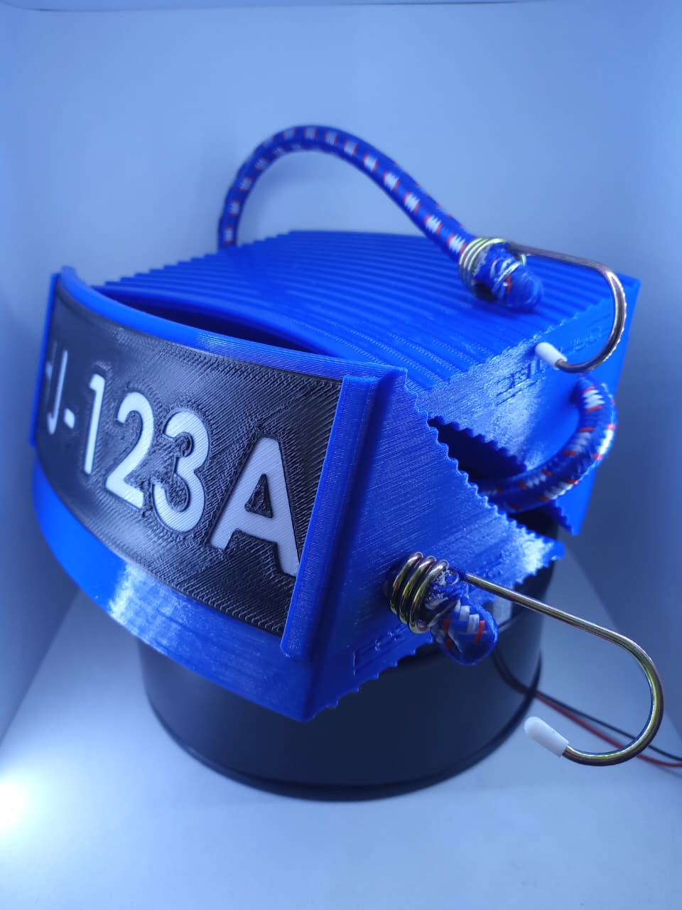 Wheel Chocks 25 cm para Avión - 2 sets -Azul - Image 2