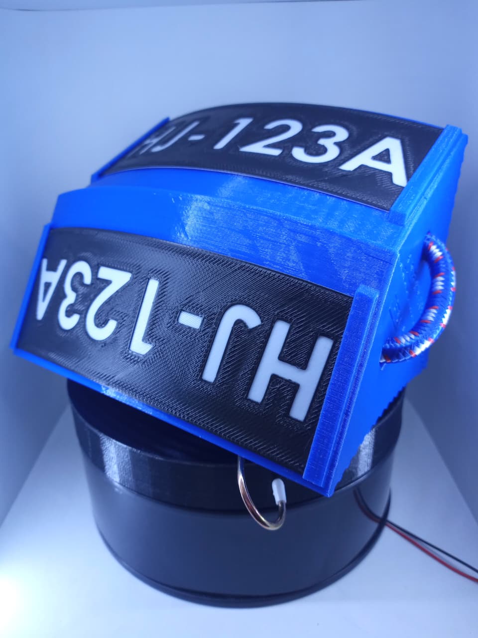 Wheel Chocks 25 cm para Avión - 2 sets -Azul