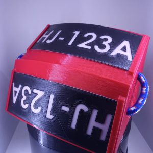 Wheel Chocks 25 cm para Avión - 1 set - Rojo