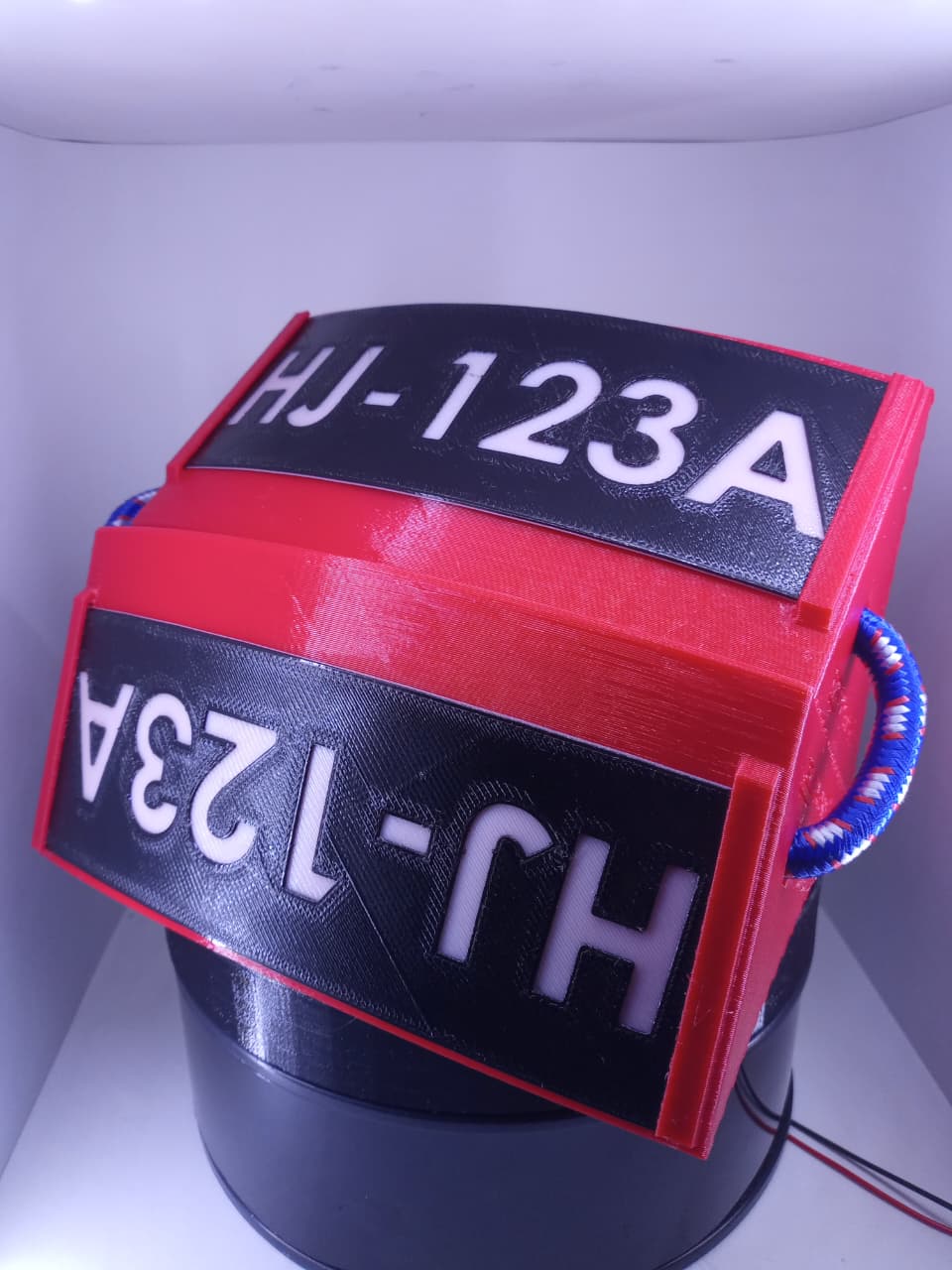 Wheel Chocks 25 cm para Avión - 1 set - Rojo