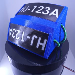 Wheel Chocks 15 cm para Avión - 2 sets - Azul