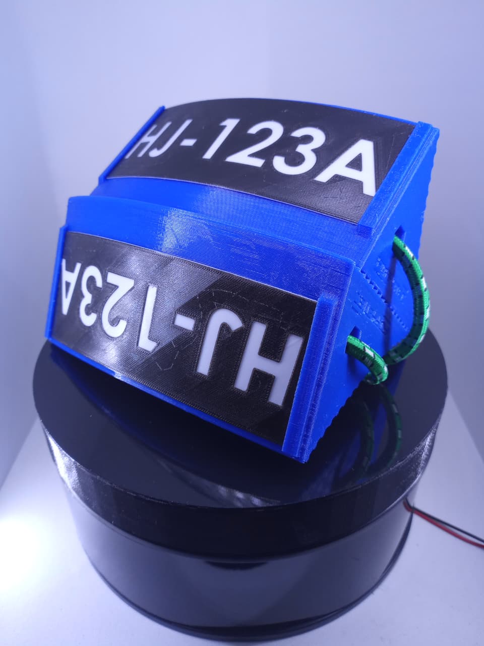 Wheel Chocks 15 cm para Avión - 1 set - Azul