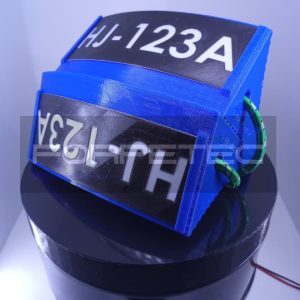 Wheel Chocks 15 cm para Avión - 1 set - Azul