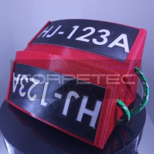 Wheel Chocks 15 cm para Avión - 1 set - Rojo