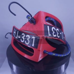 Wheel Chocks 13 cm para Avión – 1 set - Rojo