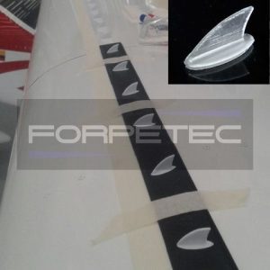 Generadores de Vórtice - Caja de 100 Unidades para Avión Ultraliviano (no certificado)